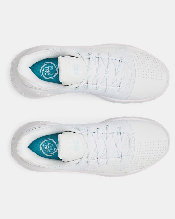 中性Curry 4 Low FloTro籃球鞋 in White image number 2